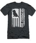 Toy Poodle Dad USA Flag Job T-Shirt
