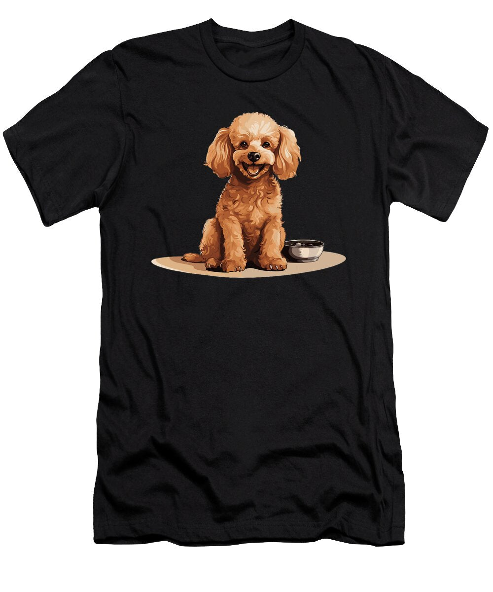 Toy Poodle Dog Breed Pet Cute Natalie Lidford T-Shirt