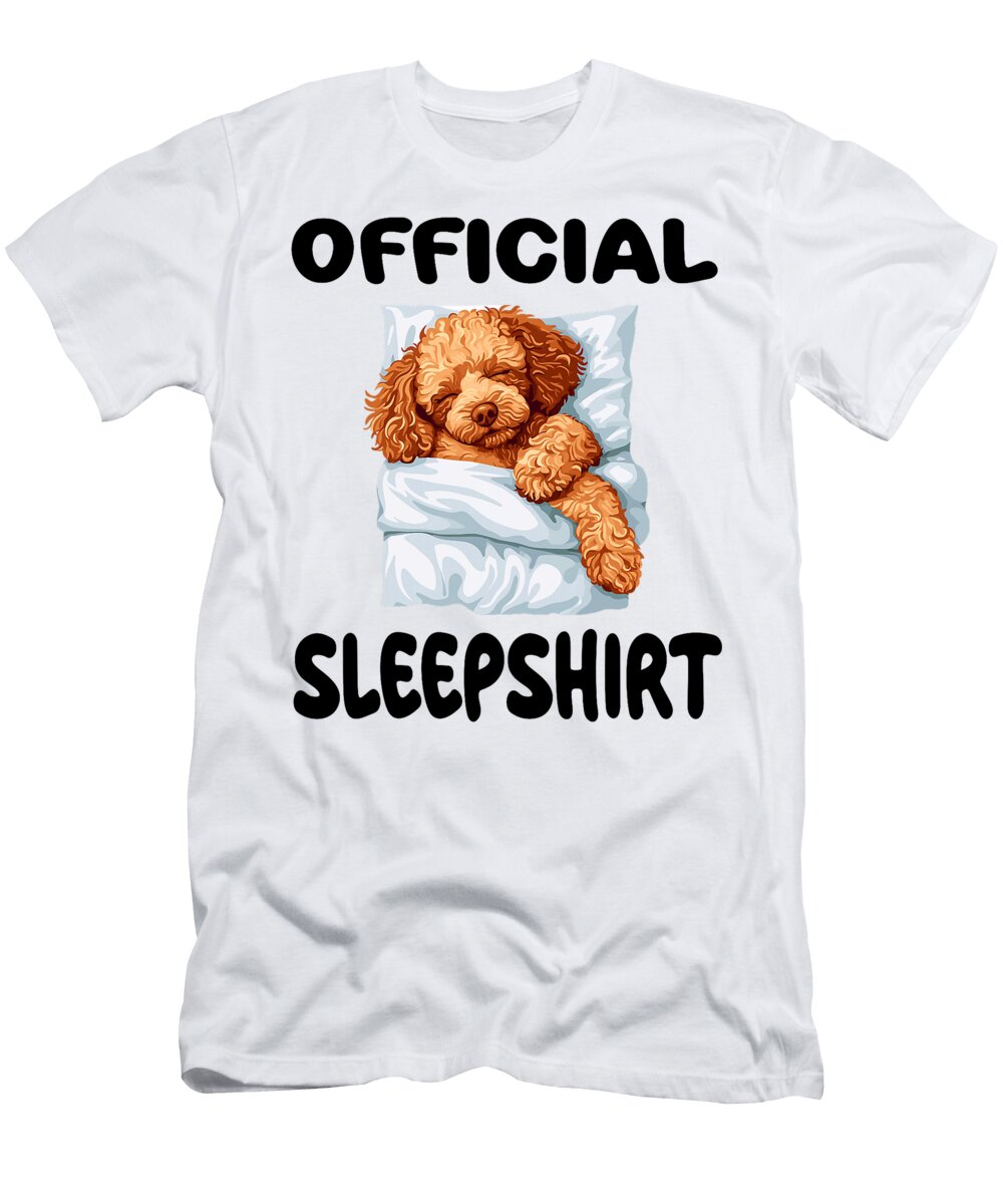 Toy Poodle Dog Official Sleepshirt Pajamas Studi Alex T-Shirt