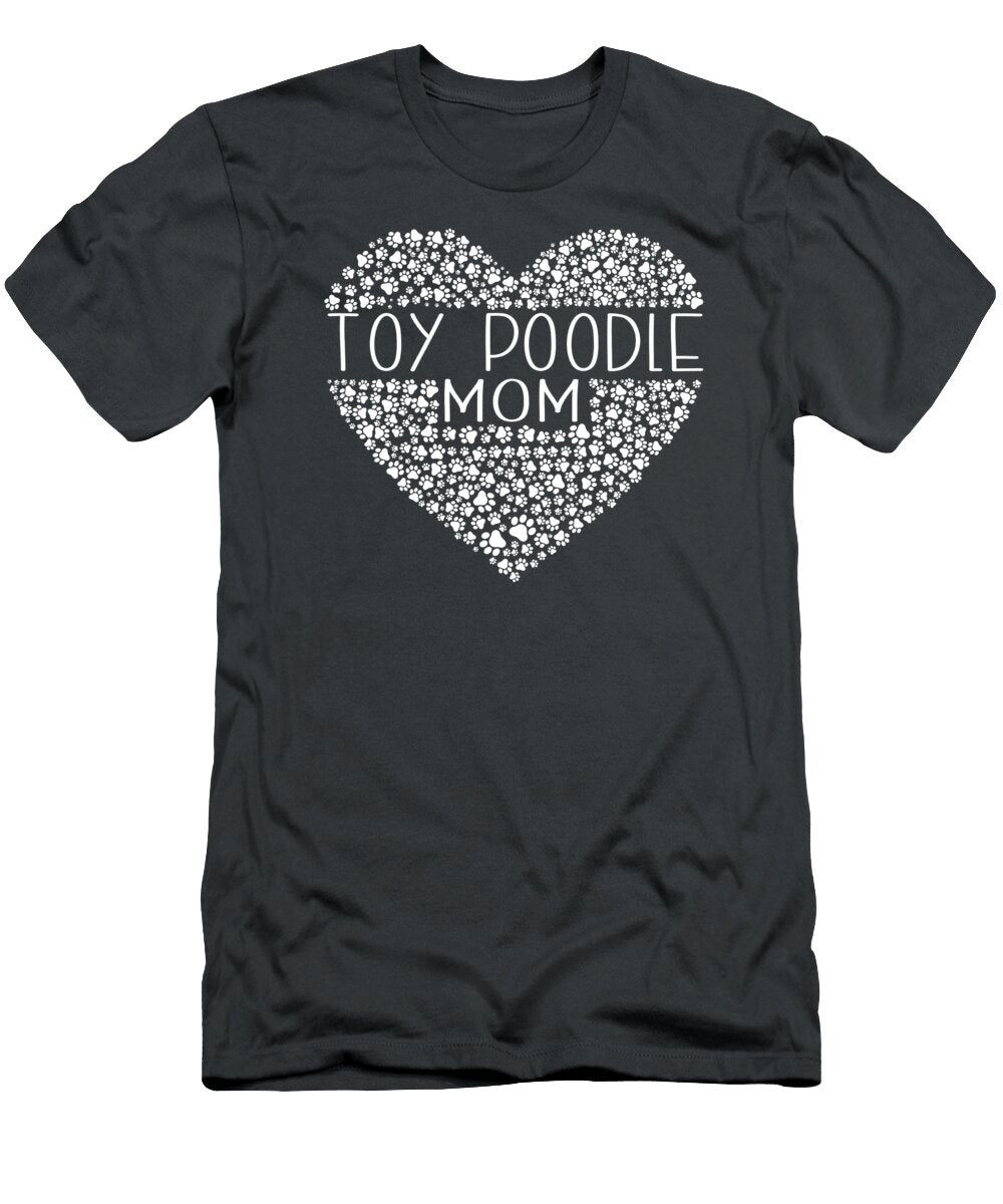 Toy Poodle Mom Heart Job T-Shirt