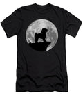 Toy Poodle Silhouette in the Moon Halloween Natalie Lidford T-Shirt