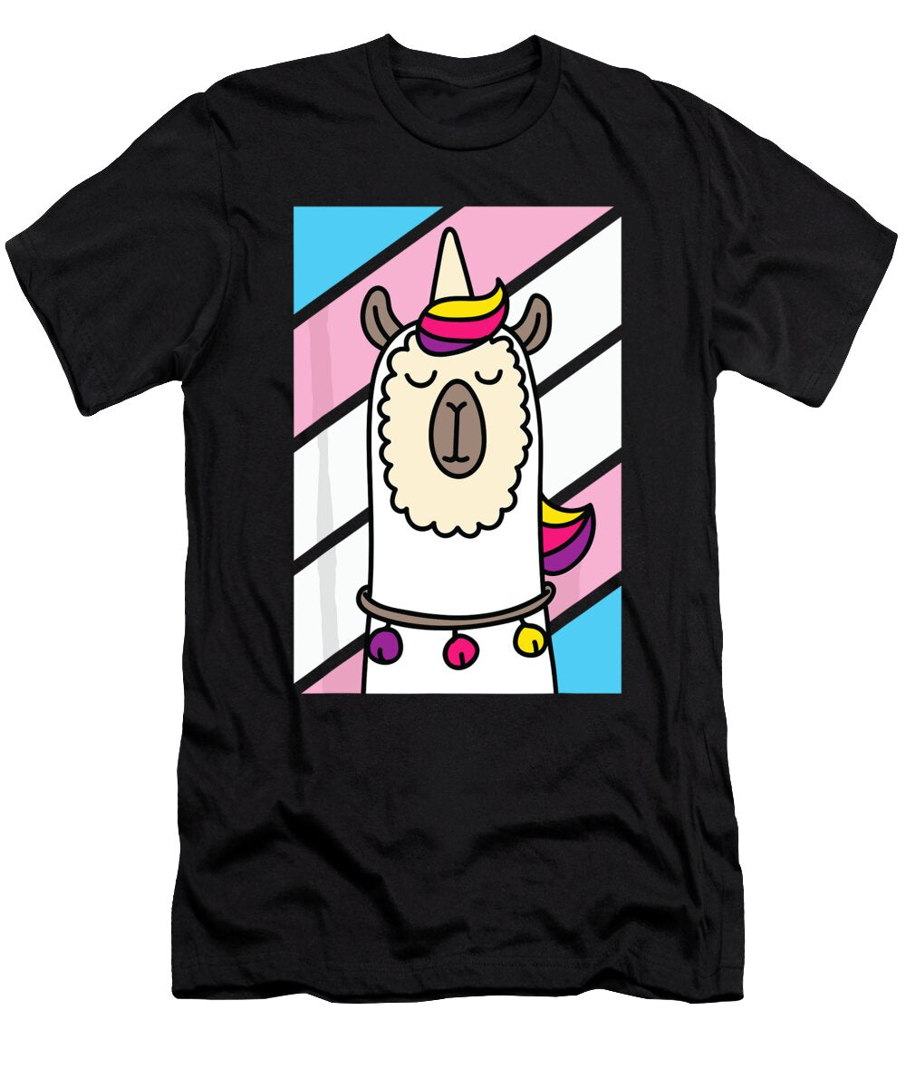 Trans Gender Llama Lgbt Q Alpaca Unicorn Pride Flag Ally 1 T-Shirt