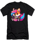 Transgender Kawaii Fox Eating Ramen Trans Pride Coami Tacti T-Shirt