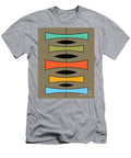 Trapezoids 2 on Brown Donna Mibus T-Shirt