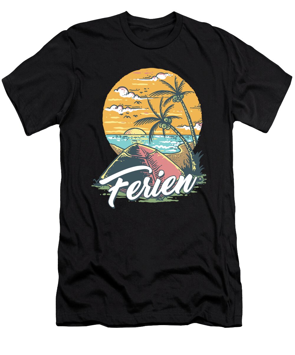 Traveling Beach Lover Summer Vacation Travel Surfer Diver Swimmer Gift Holiday Vacation Thomas Larch T-Shirt