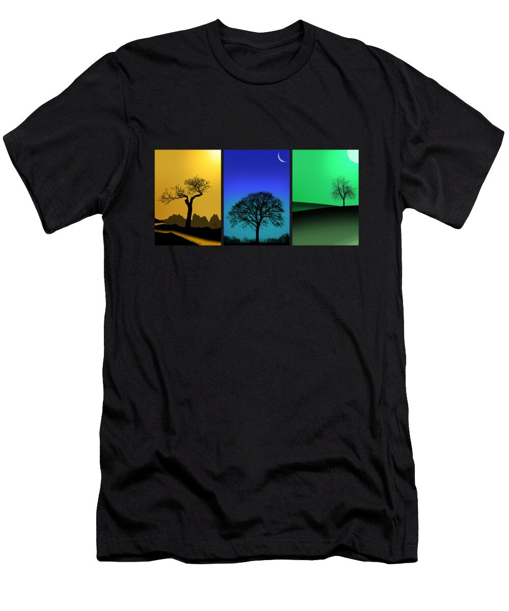 Tree Triptych Mark Rogan T-Shirt
