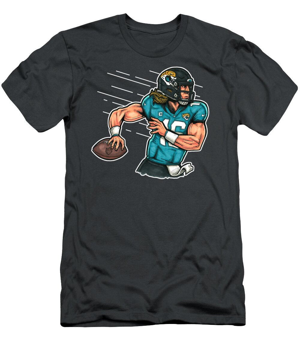 Trevor Lawrence Teal Richard Miller T-Shirt