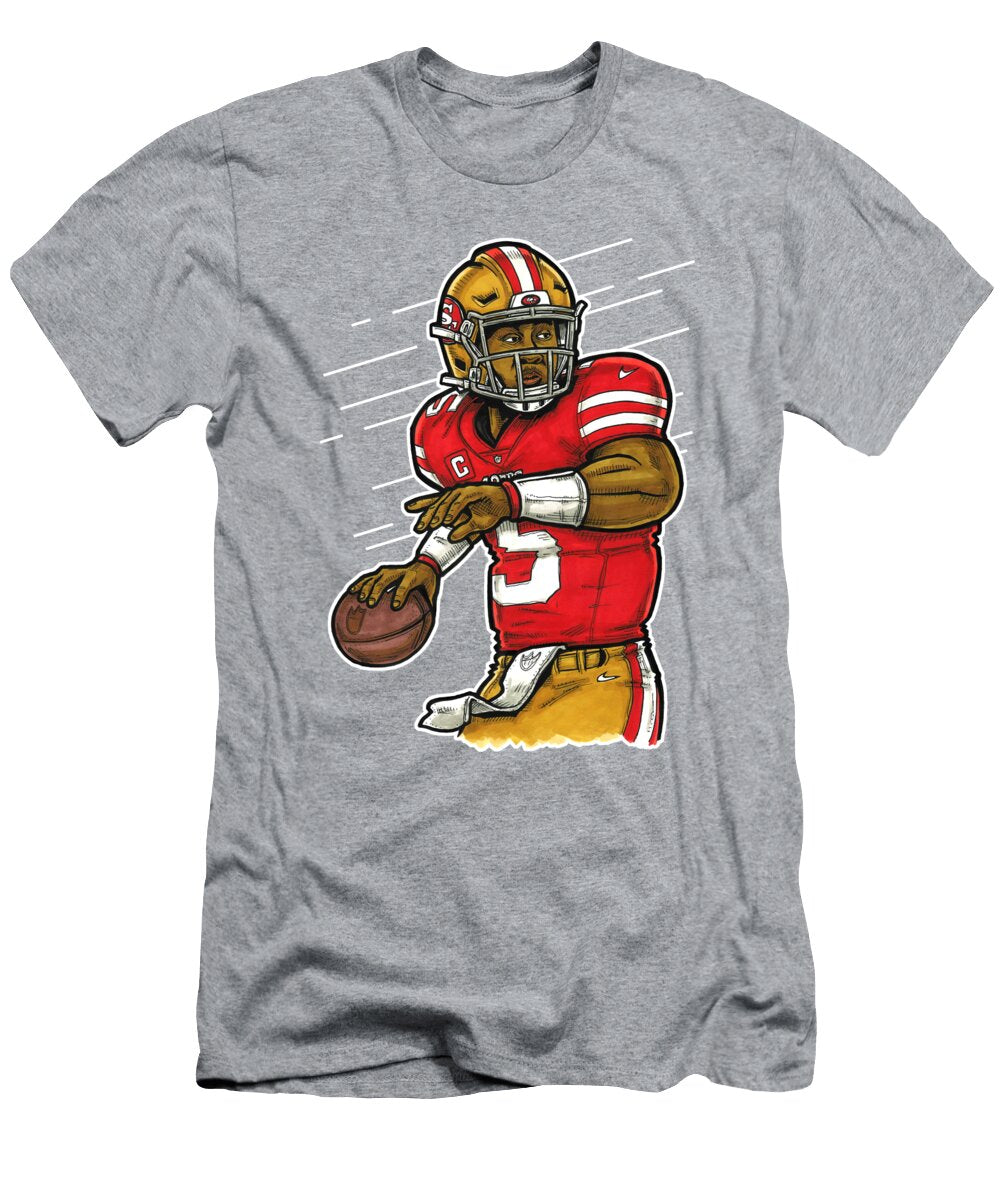 Trey Lance Gold Richard Miller T-Shirt