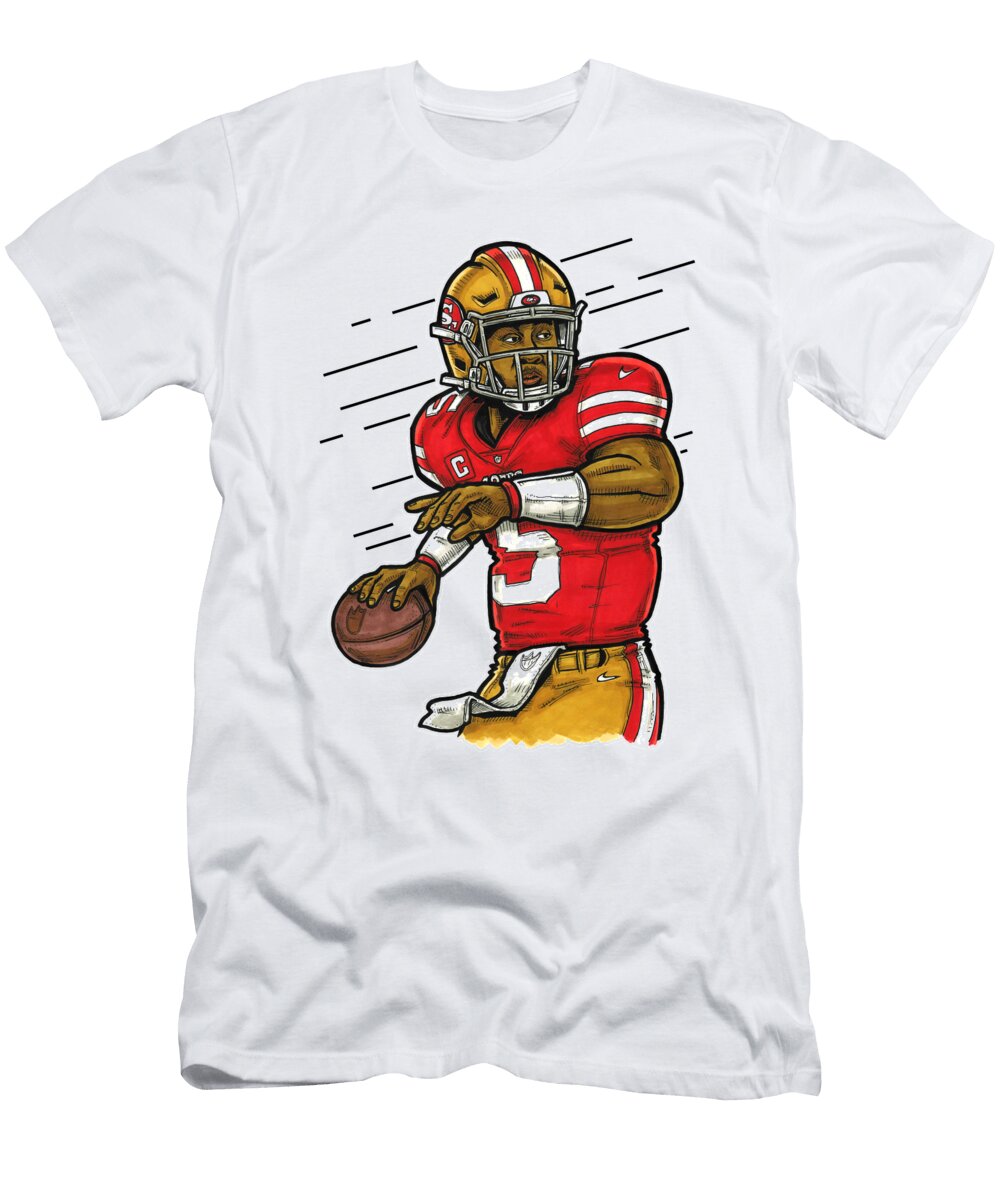 Trey Lance White Richard Miller T-Shirt