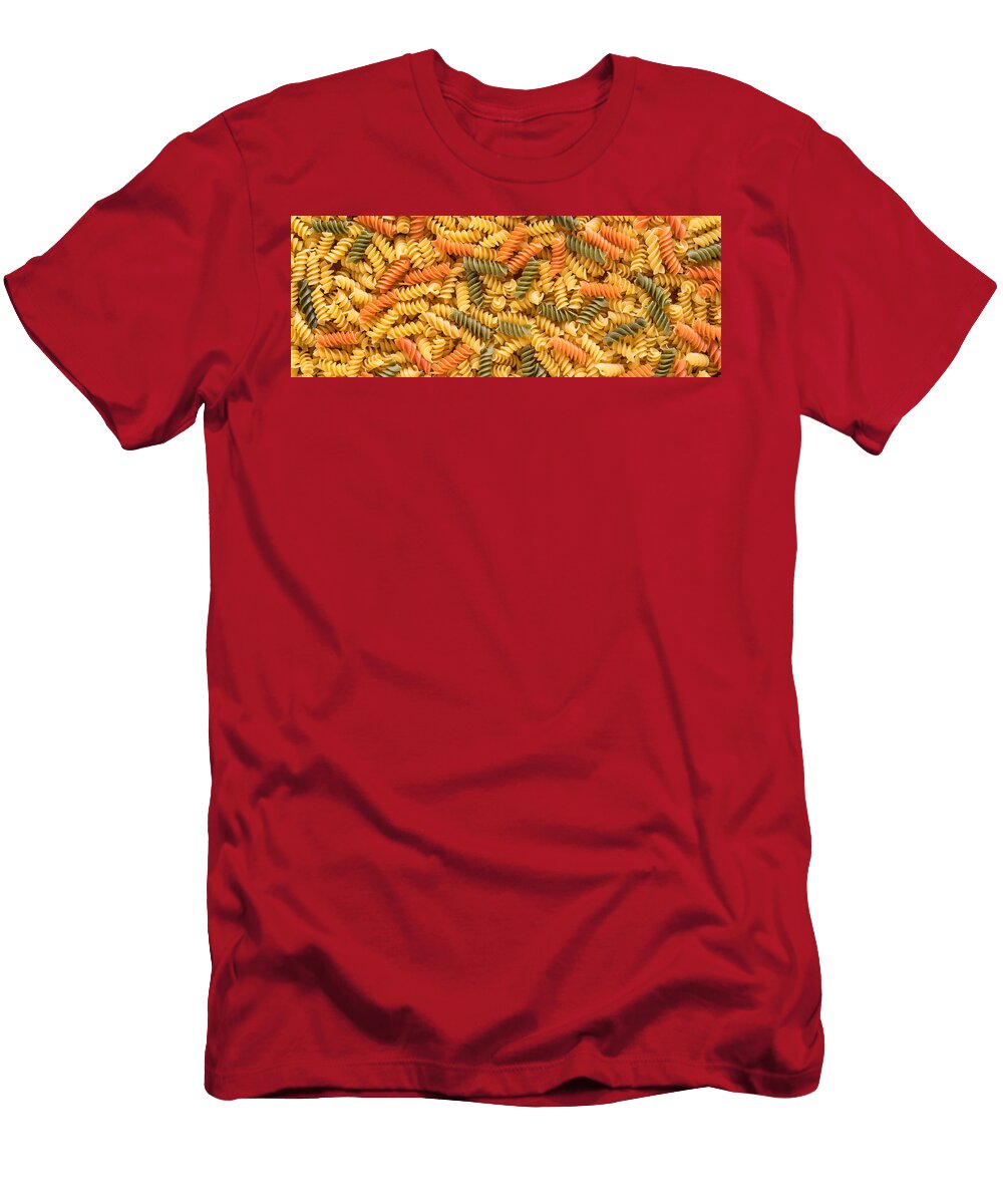 Tri Color Rotini Pasta Steve Gadomski T-Shirt