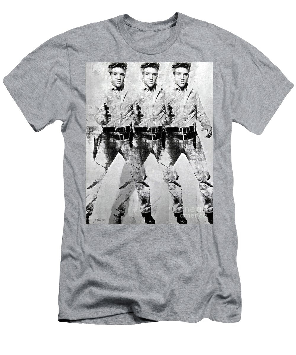 Triple Elvis Recreation Cover Thomas Pollart T-Shirt