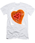 Tripple Red Pasta Hearts on Tomato Sauce Iris Richardson T-Shirt