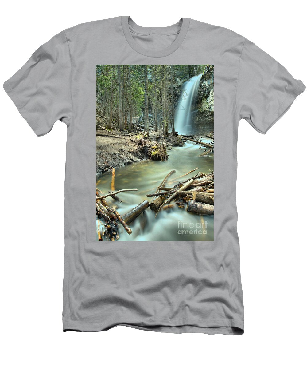 Troll Falls in the Forest Adam Jewell T-Shirt