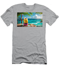 Tropical Smoothie By the Ocean Colorful Points T-Shirt
