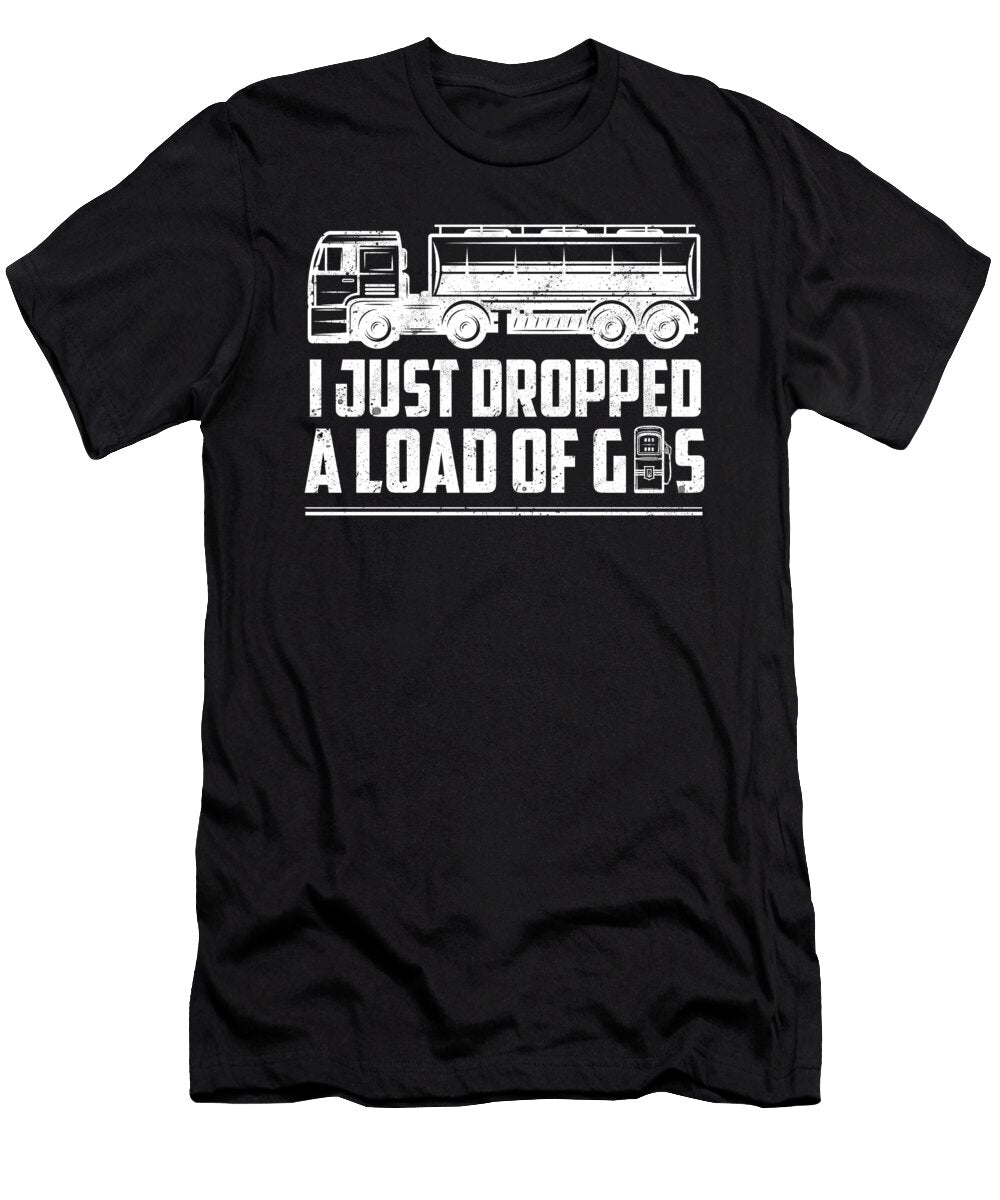 Truck Driver Big Rig Trucker Tanker Truck Driver for Men Crazy Squirrel T-Shirt