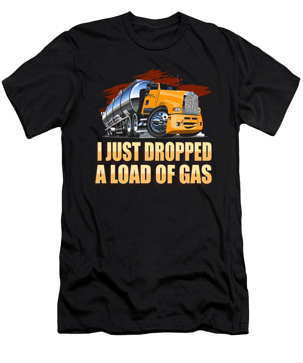 Truck Driver Big Rig Trucker Trucking Tanker Truck Driver Crazy Squirrel T-Shirt
