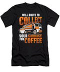Truck Driver Coffee Trucking Trucker Rig Garbage Truck Crazy Squirrel T-Shirt