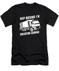 Truck Driver Collector Trucking Trucker Rig Garbage Truck Crazy Squirrel T-Shirt