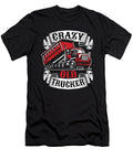 Truck Driver Crazy Rig Trucking Old Man Trucker Crazy Squirrel T-Shirt