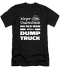 Truck Driver Dump Rig Trucking Old Man Trucker Crazy Squirrel T-Shirt