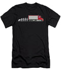 Truck Driver Evolution Logistics Highway Truck Gift Muc Designs T-Shirt