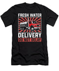 Truck Driver Humor Trucker Trucking Rig Water Truck Driver Crazy Squirrel T-Shirt