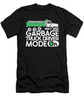 Truck Driver Mode on Rig Trucking Trucker Garbage Truck Crazy Squirrel T-Shirt