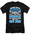 Truck Driver Nice Trucker Trucking Rig Water Truck Driver Crazy Squirrel T-Shirt