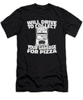 Truck Driver Pizza Trucker Rig Trucking Garbage Truck Crazy Squirrel T-Shirt