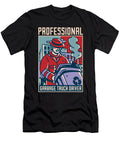 Truck Driver Professional Trucker Trucking Garbage Truck Crazy Squirrel T-Shirt