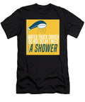 Truck Driver Shower Trucker Rig Trucking Water Truck Driver Crazy Squirrel T-Shirt