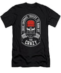 Truck Driver Skull Rig Trucking Trucker Garbage Truck Crazy Squirrel T-Shirt