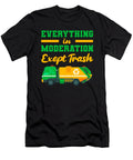 Truck Driver Trash Rig Trucking Trucker Garbage Truck Crazy Squirrel T-Shirt