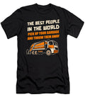 Truck Driver Trash Trucking Trucker Rig Garbage Truck Crazy Squirrel T-Shirt
