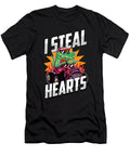 Truck Driver Trucker Big Rig Trucking Truck with Hearts Crazy Squirrel T-Shirt