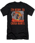 Truck Driver Trucker Rig Trucking Truck with Hearts Crazy Squirrel T-Shirt