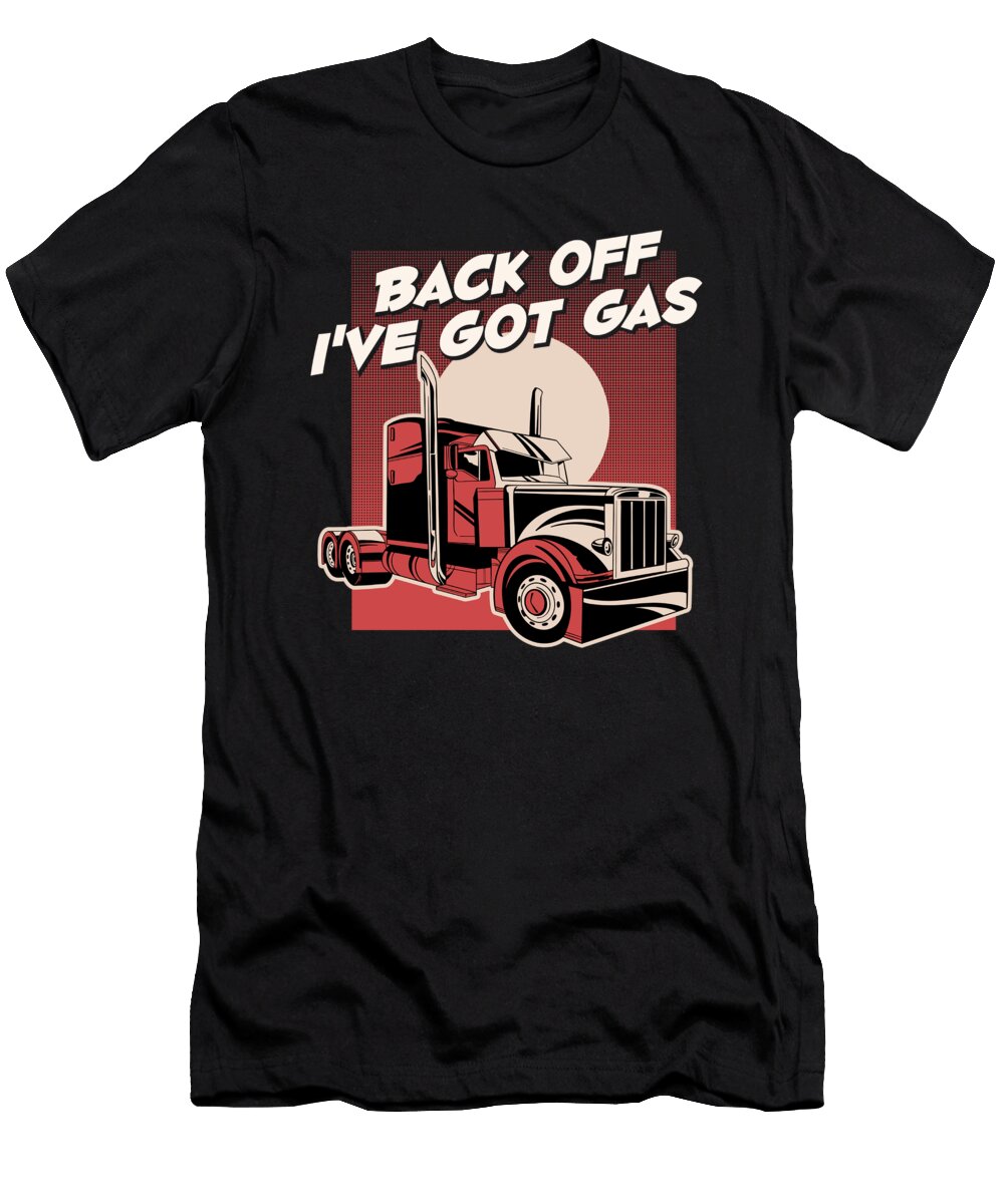 Truck Driver Trucker Trucking Big Rig Tanker Truck Driver Crazy Squirrel T-Shirt
