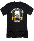 Truck Driver Trucker Trucking Big Rig Truck with Hearts Crazy Squirrel T-Shirt