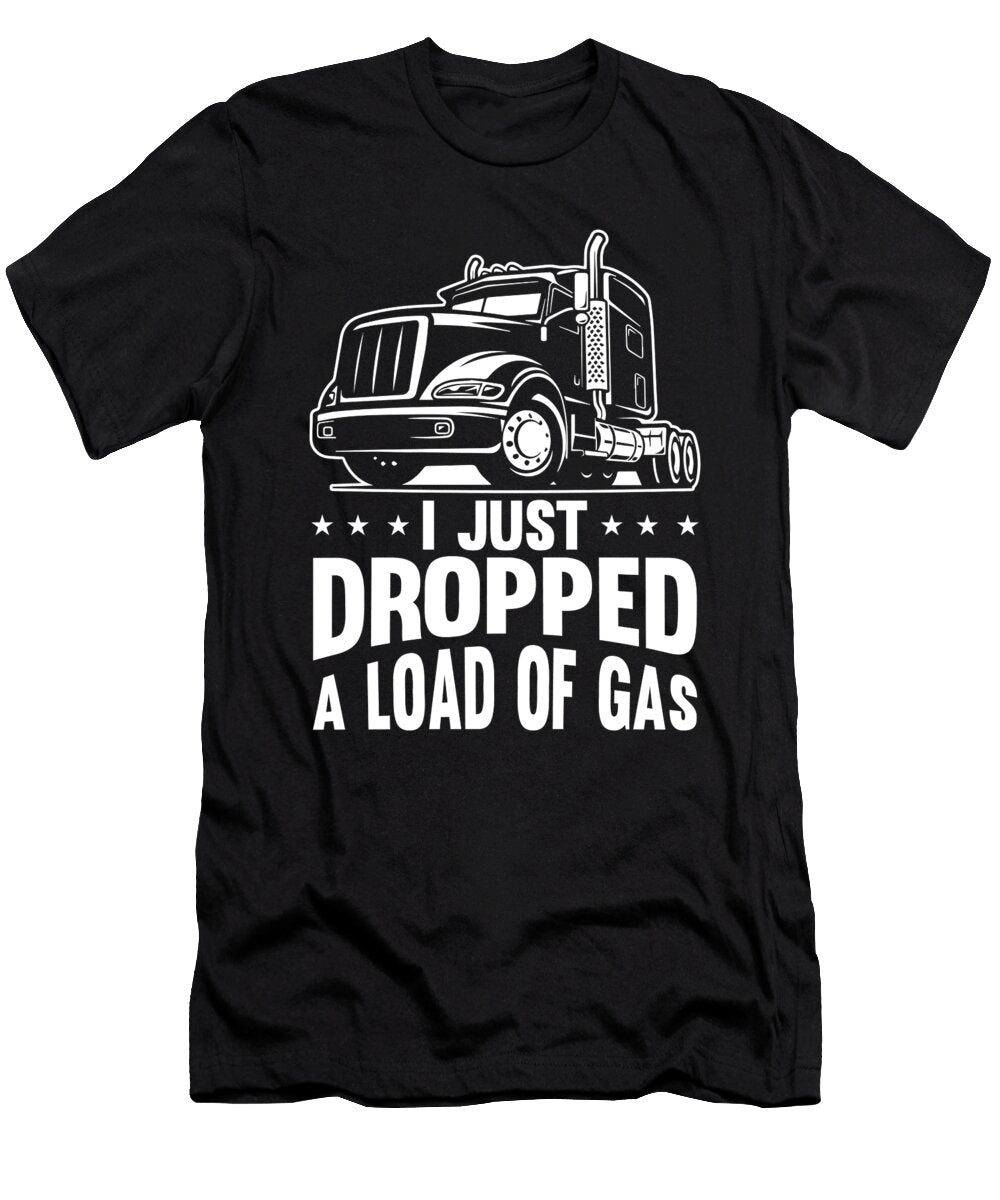 Truck Driver Trucking Trucker Big Rig Tanker Truck Driver Crazy Squirrel T-Shirt