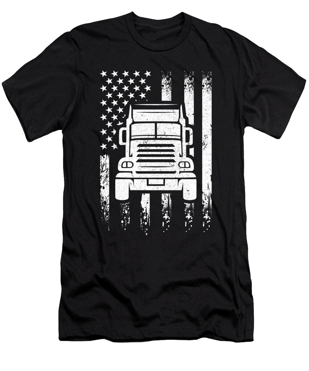 Truck Driver Trucking Trucker Crazy Squirrel T-Shirt
