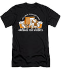 Truck Driver Whiskey Rig Trucker Trucking Garbage Truck Crazy Squirrel T-Shirt