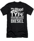 Truck Mechanic Gift Trucker My Blood Type Is Diesel Truck Driver Gifts Kanig Designs T-Shirt