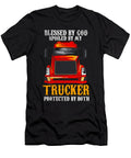 Trucker Blessed By God Diesel Pick Up Toms Store T-Shirt
