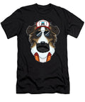 Trucker Dog I Truck Driver Australian Shepherd Maximus Designs T-Shirt