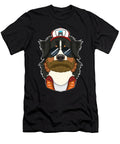 Trucker Dog I Truck Driver Bernese Mountain Dog Maximus Designs T-Shirt