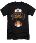 Trucker Dog I Truck Driver Dachshund Maximus Designs T-Shirt