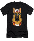 Trucker Dog I Truck Driver German Shepherd Maximus Designs T-Shirt