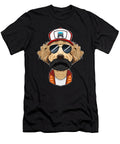 Trucker Dog I Truck Driver Labaradoodle Maximus Designs T-Shirt