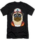 Trucker Dog I Truck Driver Pug Maximus Designs T-Shirt
