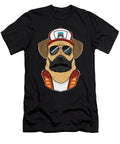 Trucker Dog I Truck Driver Puggle Maximus Designs T-Shirt